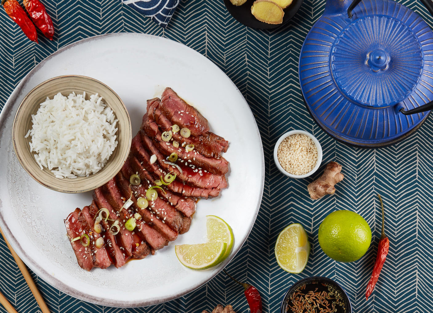 Tagliata USA in salsa Teriyaki